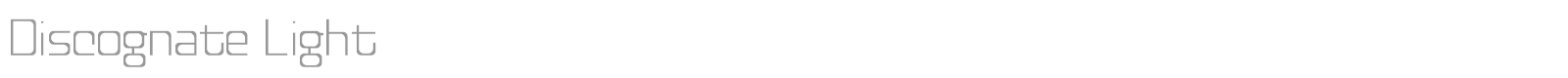 Discognate font preview