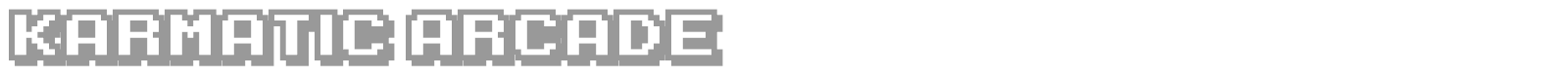 Karmatic Arcade font preview