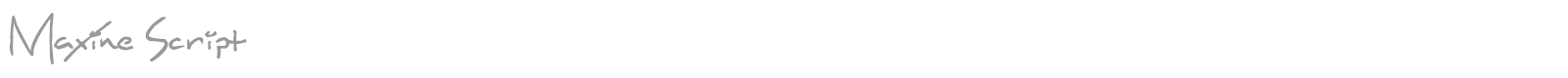 Maxine Script font preview