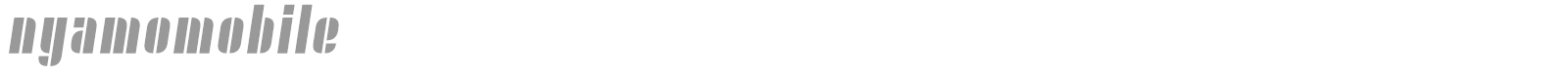Nyamomobile font preview