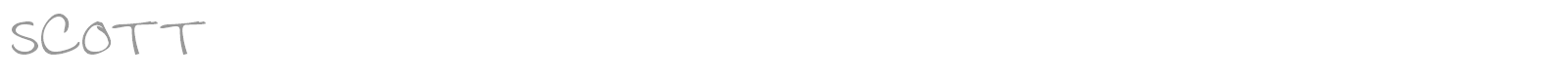 Scott font preview