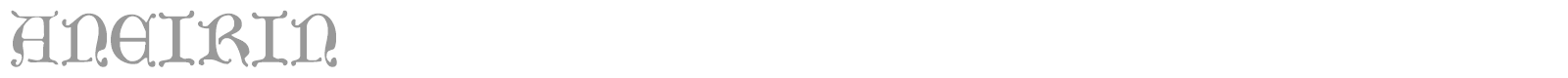 Aneirin font preview