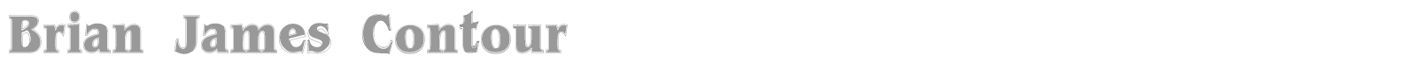 Brian James font preview