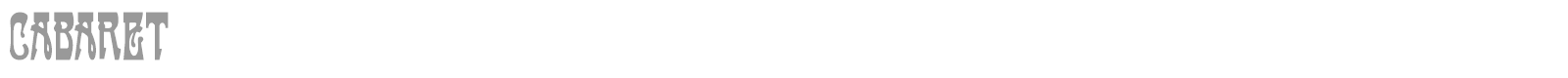 Cabaret font preview