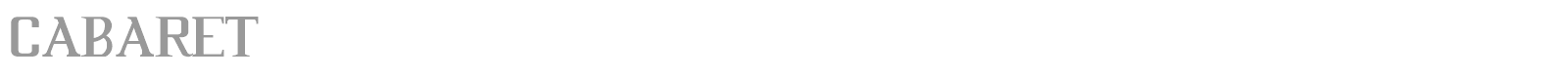 Cabaret font preview