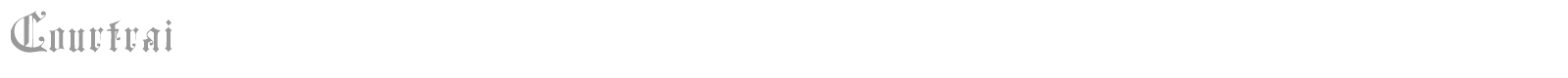 Courtrai font preview