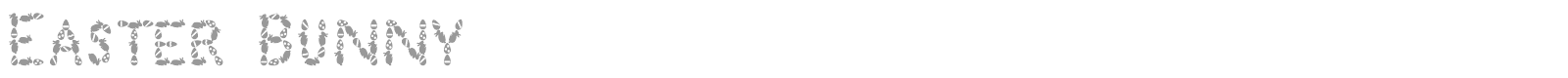 Easter Bunny font preview