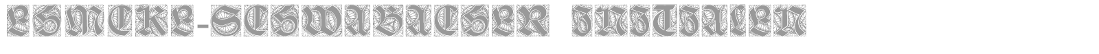 Ehmcke Schwab font preview