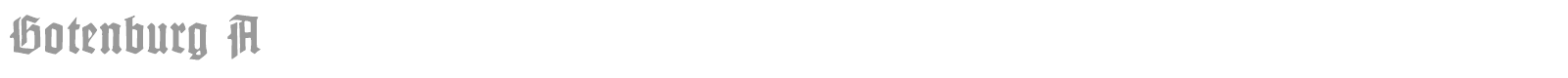 Gotenburg font preview