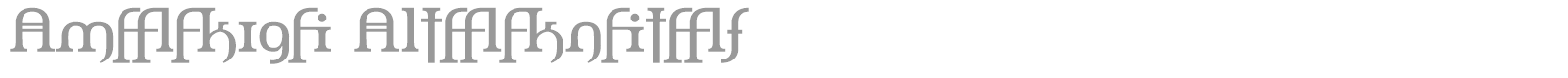 Amerika font preview