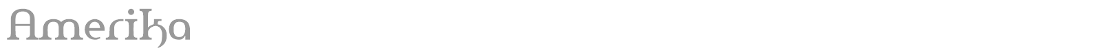 Amerika font preview