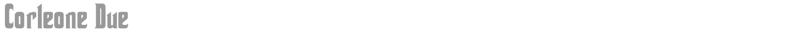 Corleone font preview