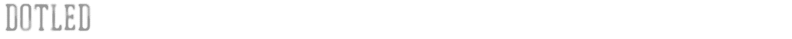 Dotled font preview