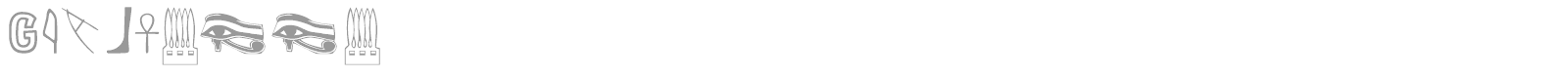 Gyptienne font preview