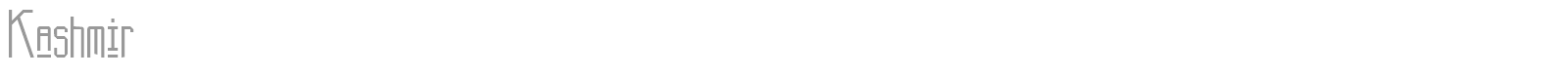 Kashmir font preview