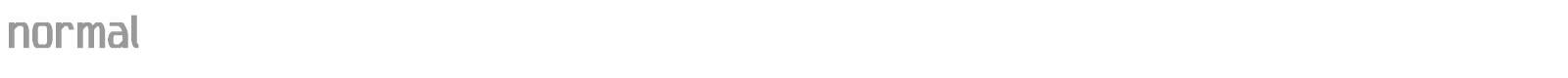 Normal font preview