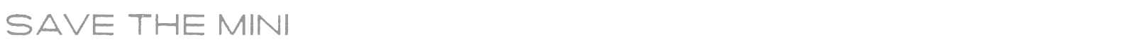 Save The Mini font preview