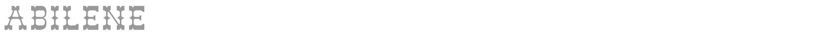 Abilene font preview