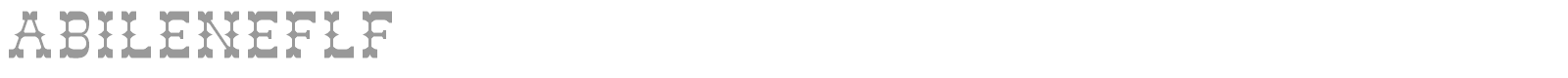 Abilene font preview