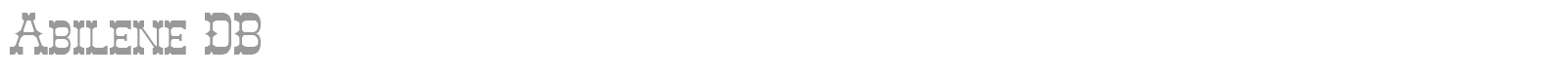 Abilene font preview