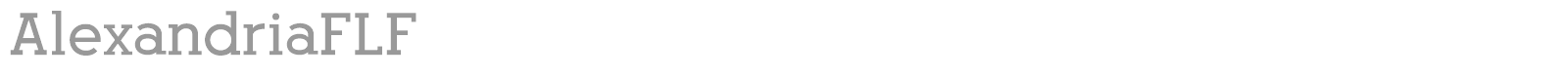 Alexandria font preview