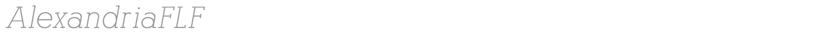 Alexandria font preview