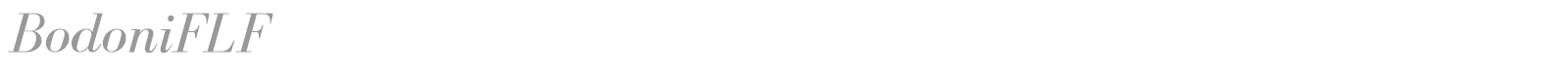 Bodoni font preview