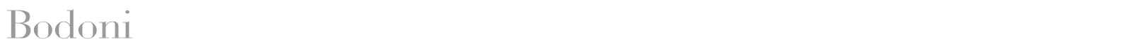 Bodoni font preview