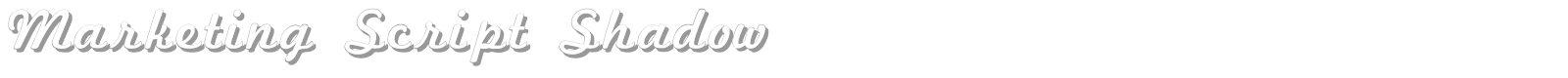 Marketing Script font preview