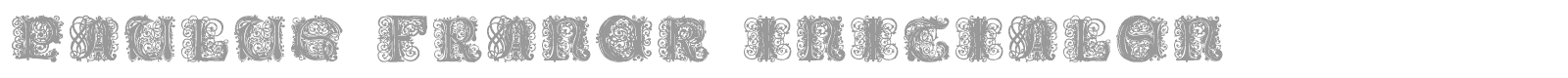 Paulus Franck Initialen font preview