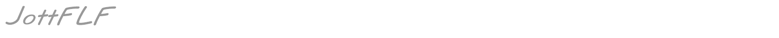 Jott font preview