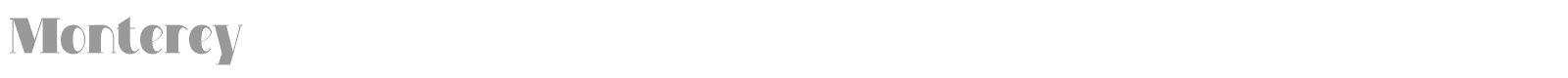 Monterey font preview