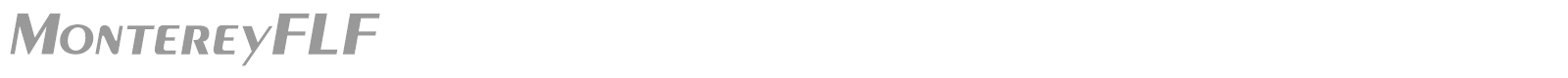 Monterey font preview