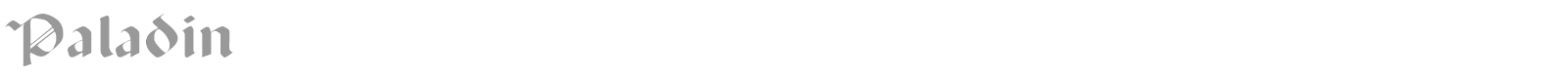 Paladin font preview