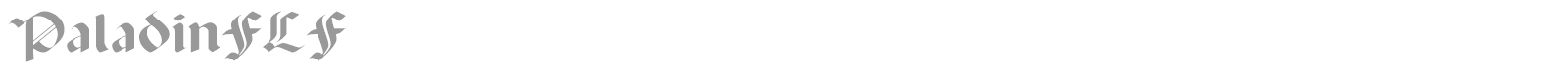 Paladin font preview