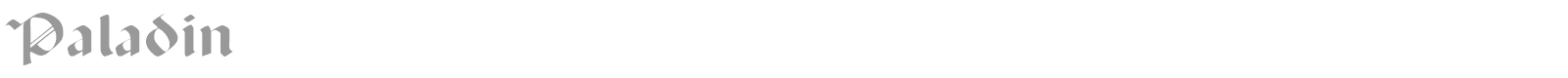 Paladin font preview