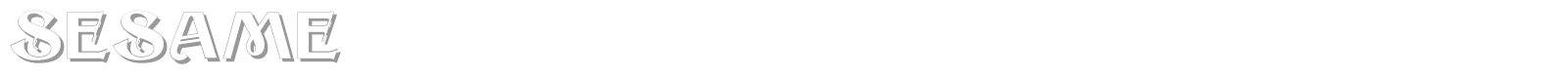 Sesame font preview
