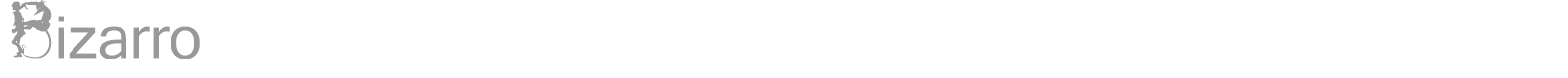 Bizarro font preview