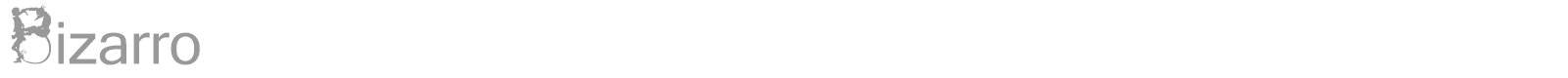 Bizarro font preview
