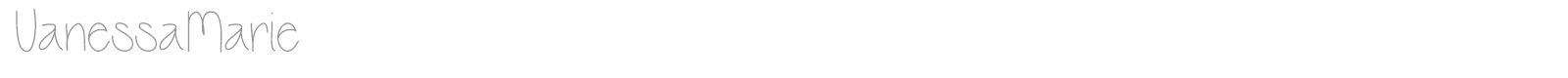 Vanessa Marie font preview