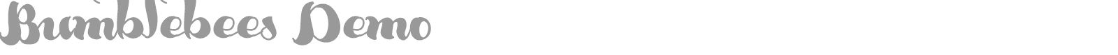 Bumblebees font preview