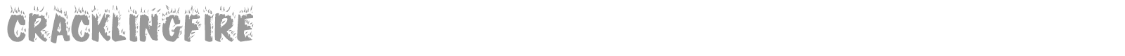 Crackling Fire font preview