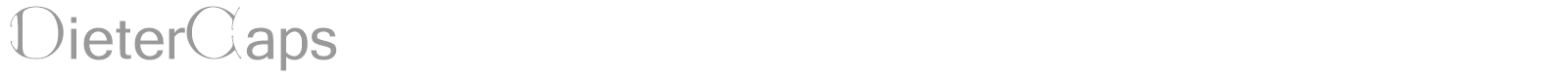 Dieter Caps font preview