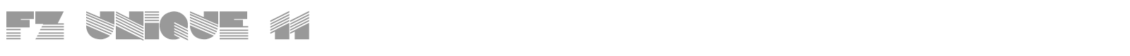 FZ UNIQUE 11 font preview