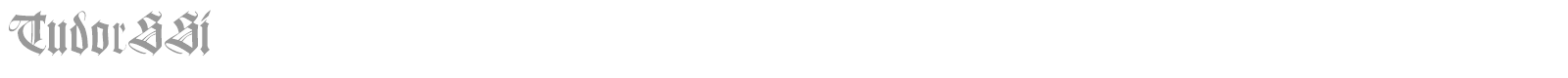TudorSSi font preview