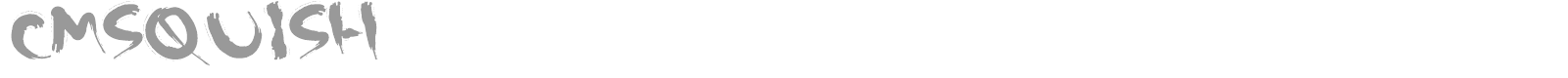 CM Squish font preview