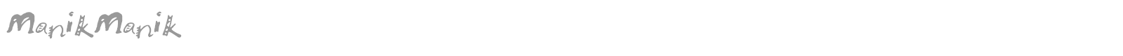 Manik-Manik font preview