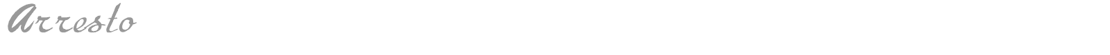 Arresto font preview