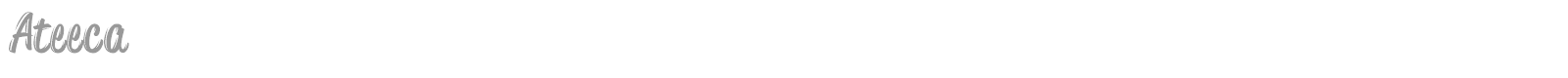 Ateeca font preview