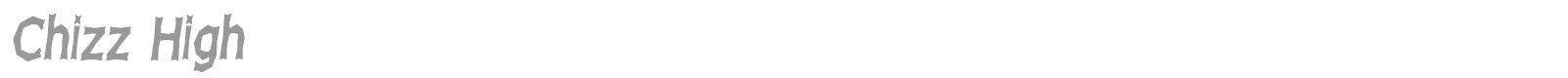 Chizz font preview